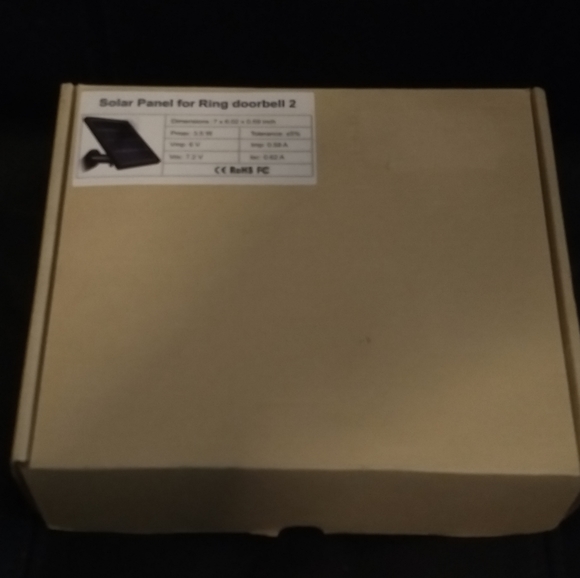 SOLAR PANEL for RING DOORBELL 2 - charger & mount - Picture 3 of 5
